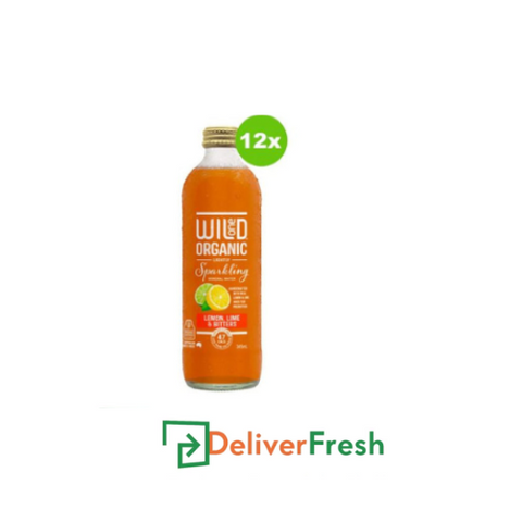 Wild One Organic Sparkling Lemon Lime Bitters 12 x 345ml