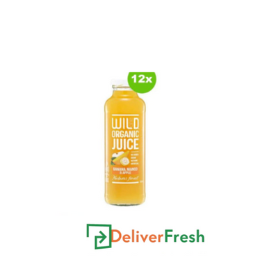 Wild One Organic Banana Mango Apple Juice 12 x 360ml