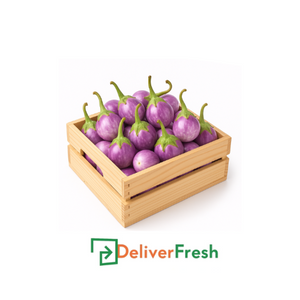 Box of brinjal with DeliverFresh