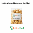 100% Washed Potatoes -Bag(5kg)
