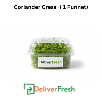 Container of Coriander Cress with DeliverFresh