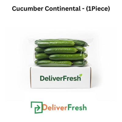 Packaged cucumbers with 'DeliverFresh'