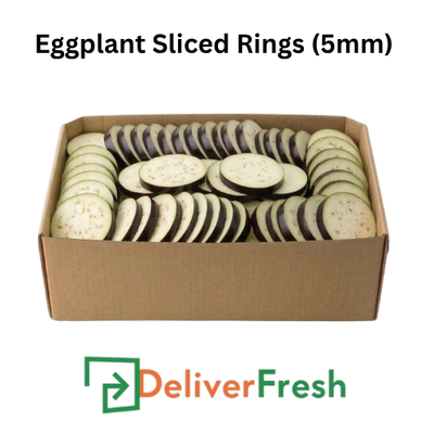 Eggplant Sliced Rings (5mm)