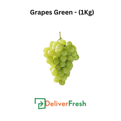 Bunch of green grapes with DeliverFresh