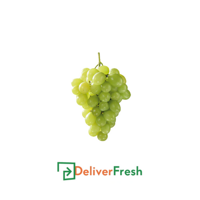 Bunch of green grapes with DeliverFresh