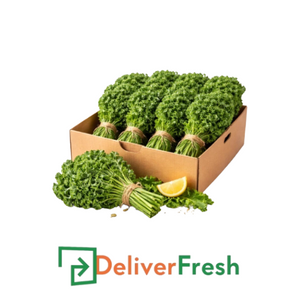 Box of kale with DeliverFresh