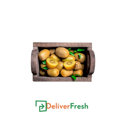 Box of kiwi fruit with DeliverFresh