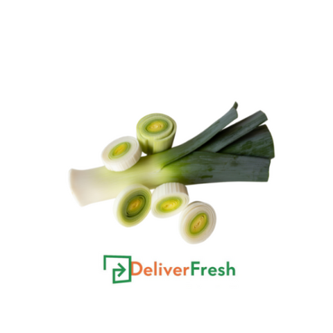 Sliced leeks with 'Deliver Fresh'