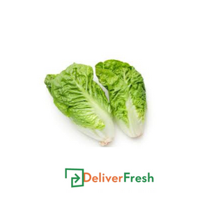 Two pieces of lettuce with 'Deliver Fresh'