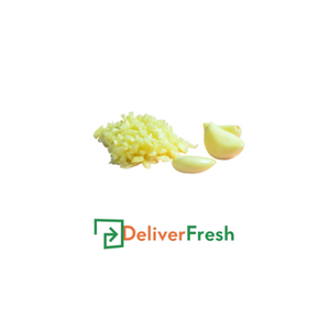 Minced garlic with whole garlic bulbs with DeliverFresh