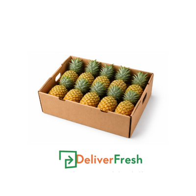 Box of 12 pineapples with DeliverFresh