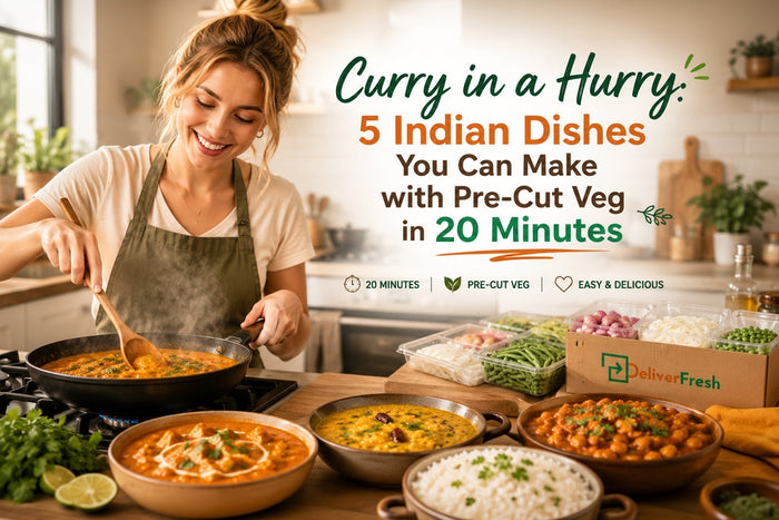 Curry in a Hurry: 5 Indian Dishes You Can Make with Pre-Cut Veg in 20 Minutes | Deliverfresh 