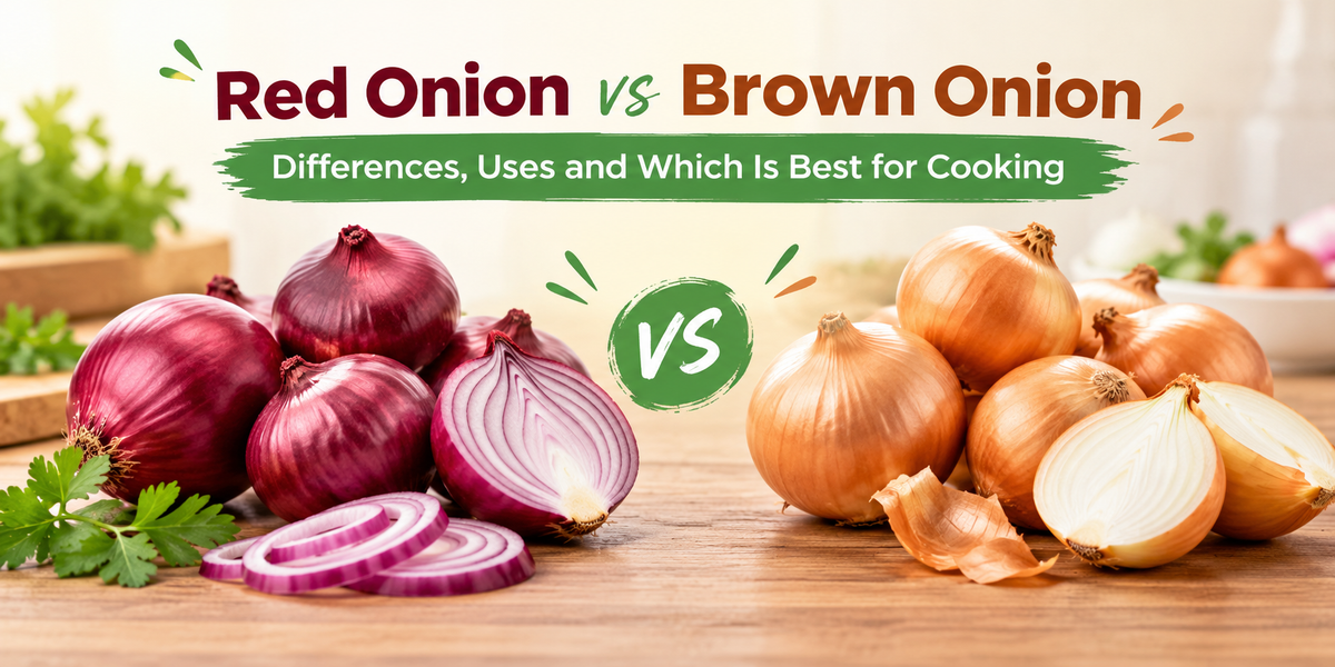Red Onion vs Brown Onion: Differences, Uses and Which Is Best for Cooking
