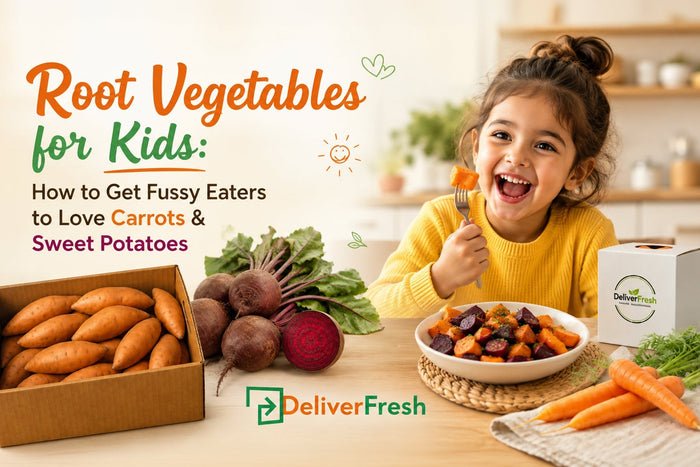 Root Vegetables for Kids: How to Get Fussy Eaters to Love Carrots & Sweet Potatoes | Deliverfresh