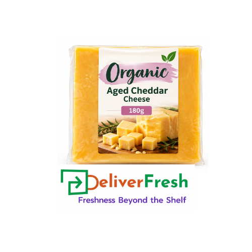 Organic Aged Cheddar Cheese - (180g)