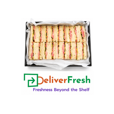 Gourmet Finger Sandwich Collection - (12 pieces)