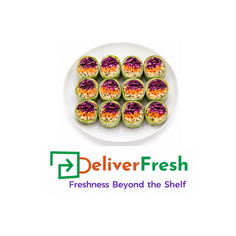 Rainbow Garden Delight Wraps – (12 pieces)