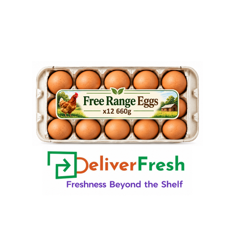 Free Range Eggs x12 - (660g)