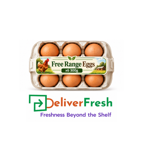 Free Range Eggs x6 - (300g)