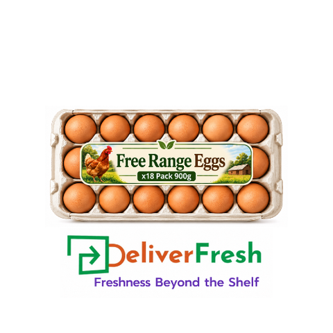 Free Range Eggs x18 Pack  - (900g)