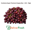 Cordoma Super Premium Grapes Box – (4.5 – 5kg)