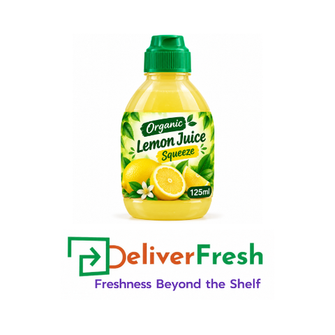 Organic Lemon Juice Squeeze - (125ml)