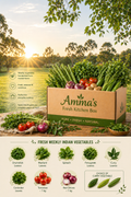 Amma’s Fresh Kitchen Box – Weekly Indian Vegetables