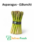 Bunch of asparagus with 'DeliverFresh' 