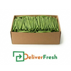 Box of green beans with 'Deliver Fresh' 