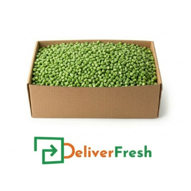 Box of diced green beans with 'Deliver Fresh'