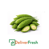 Bitter gourds with 'Deliver Fresh'