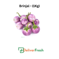 Purple brinjal with 'DeliverFresh' 