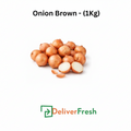 Brown onions with 'Deliver Fresh' 
