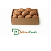 Box of brushed potatoes with 'Deliver Fresh' 