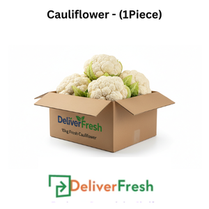 Box of cauliflower with DeliverFresh 
