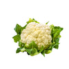 Fresh whole cauliflower with green leaves by DeliverFresh