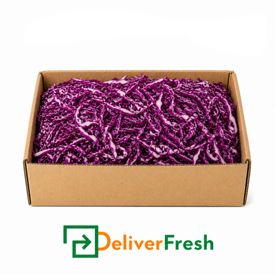 Cabbage Red Shredded - (1 Kg)