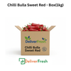 Box of Chilli Bulla Sweet Red with DeliverFresh 
