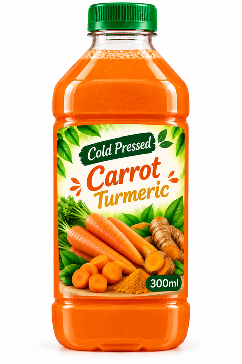 Cold Pressed Carrot Turmeric - (300ml)