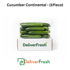 Packaged cucumbers with 'DeliverFresh' 