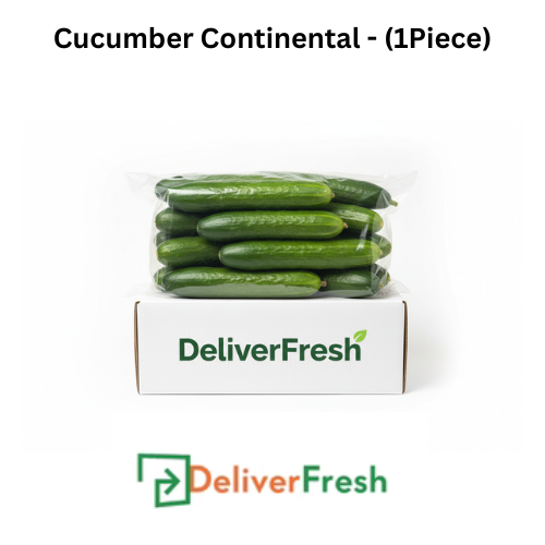 Packaged cucumbers with 'DeliverFresh' 
