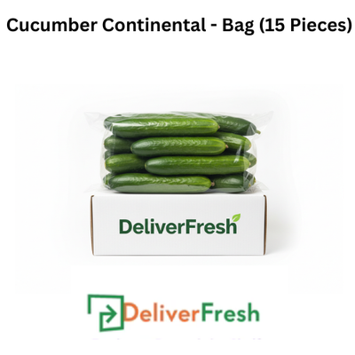 Bag of Cucumber Continental with DeliverFresh 