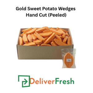 Gold Sweet Potato Wedges Hand Cut (Peeled)1