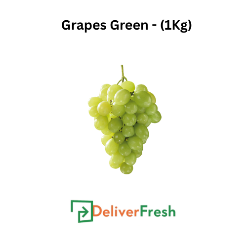 Bunch of green grapes with DeliverFresh