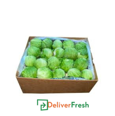 Box of Iceburg lettuce with DeliverFresh