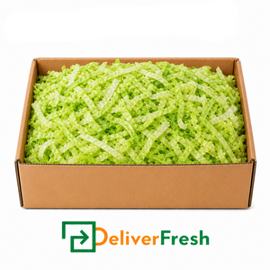 Box of shredded lettuce with DeliverFresh