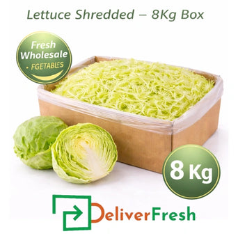 Lettuce Shredded – 8Kg Box