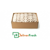 Box of diced mushrooms with 'Deliver Fresh' 