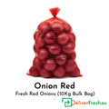 Red Onions 10Kg Bag – Bulk Fresh Onions Delivery Melbourne – DeliverFresh.au