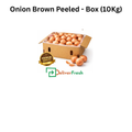 Onion Brown Peeled - Box (10Kg)